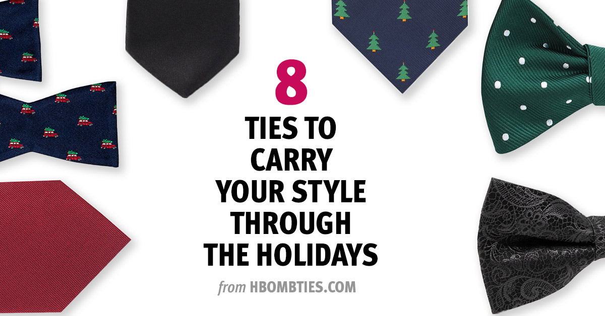 Style Guide - Men's Style Ideas for the Holidays: Neck Ties and Bow Ties