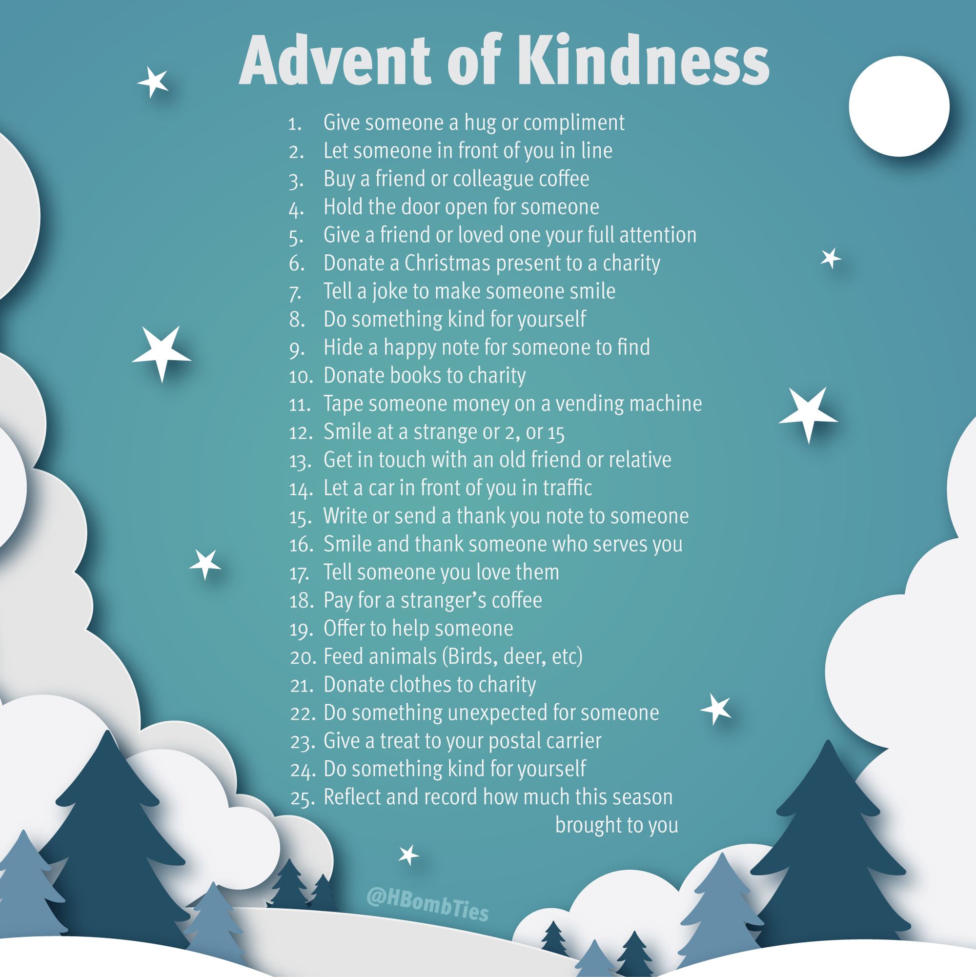 Advent Calendar of Kindness