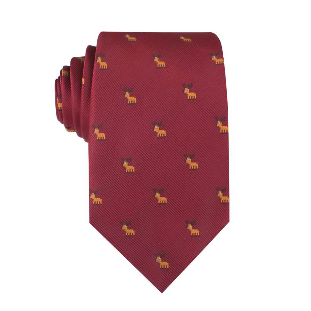 80’s Christmas Comeback Neck Tie - Reindeer Christmas Necktie