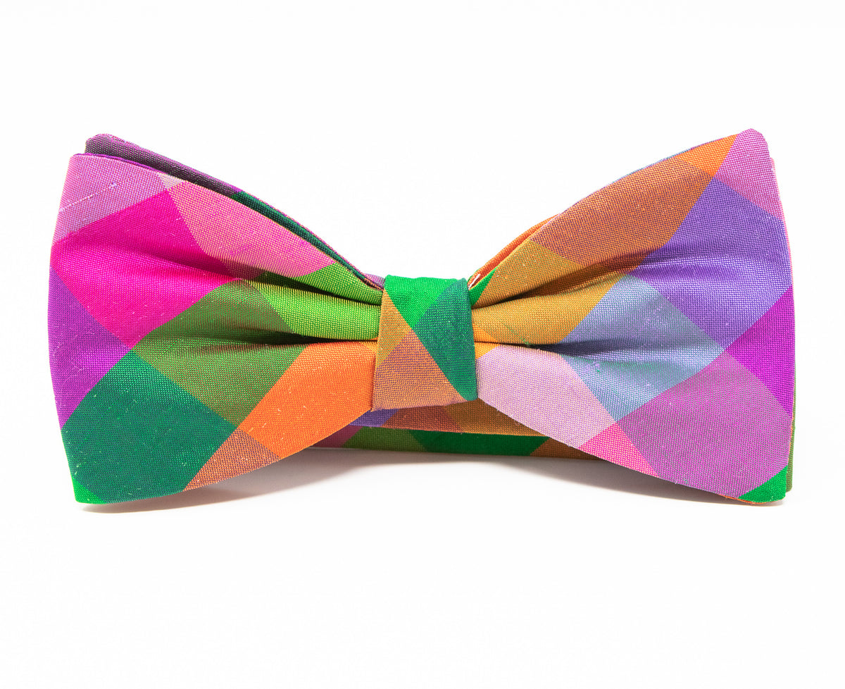 Late Summer Wedding Bow Tie - Premium Youth Size - Pre-Tied