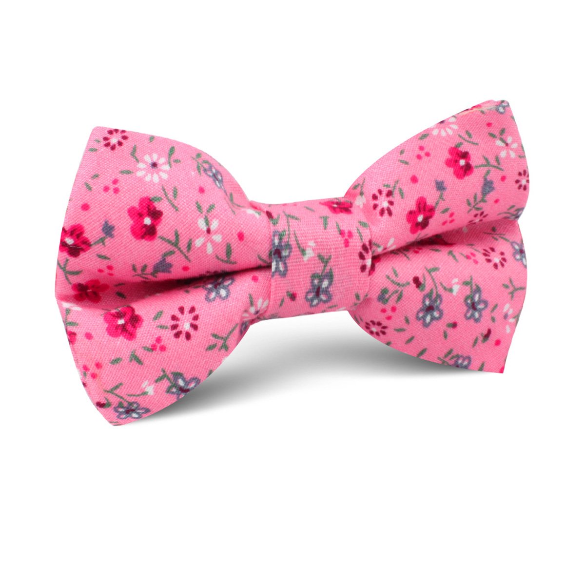 Pink Floral Boy&#39;s Bow Tie