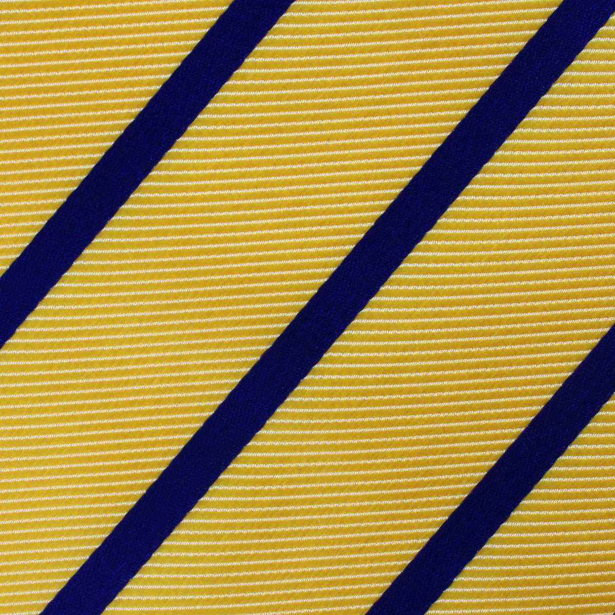Yellow and Blue Stripes Bow Tie - Adult Pre-Tied Bowtie fabric