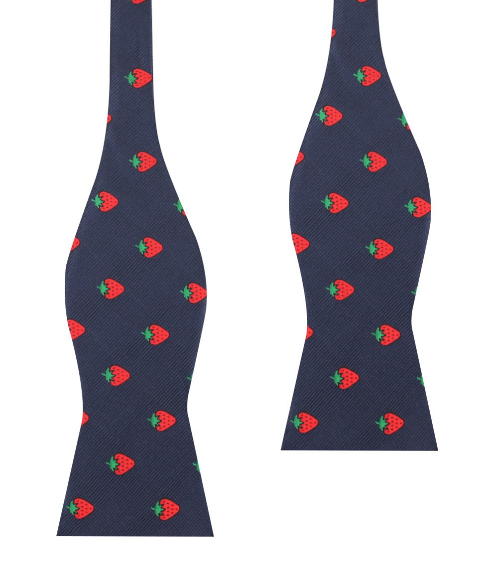 Strawberry Picking Bow Tie - Adult Size - Self-Tie