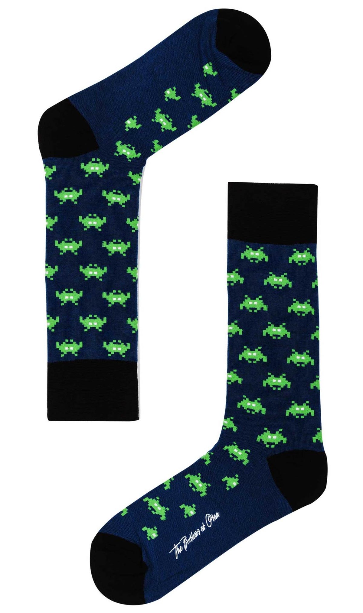 Alien Space Invaders Dress Socks